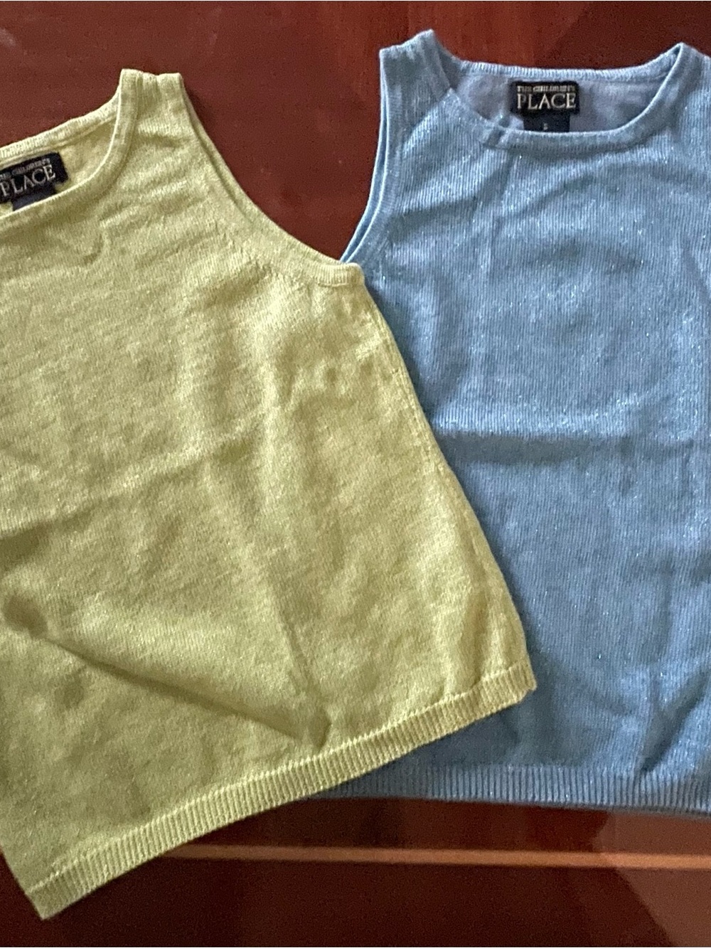 The Children's Place Light Green Knit Top